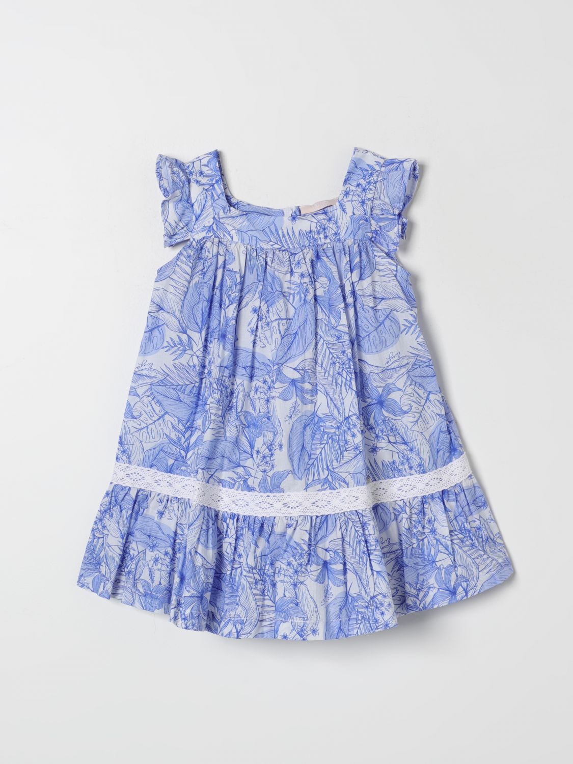 Shop Liu •jo Dress Liu Jo Kids Color Gnawed Blue