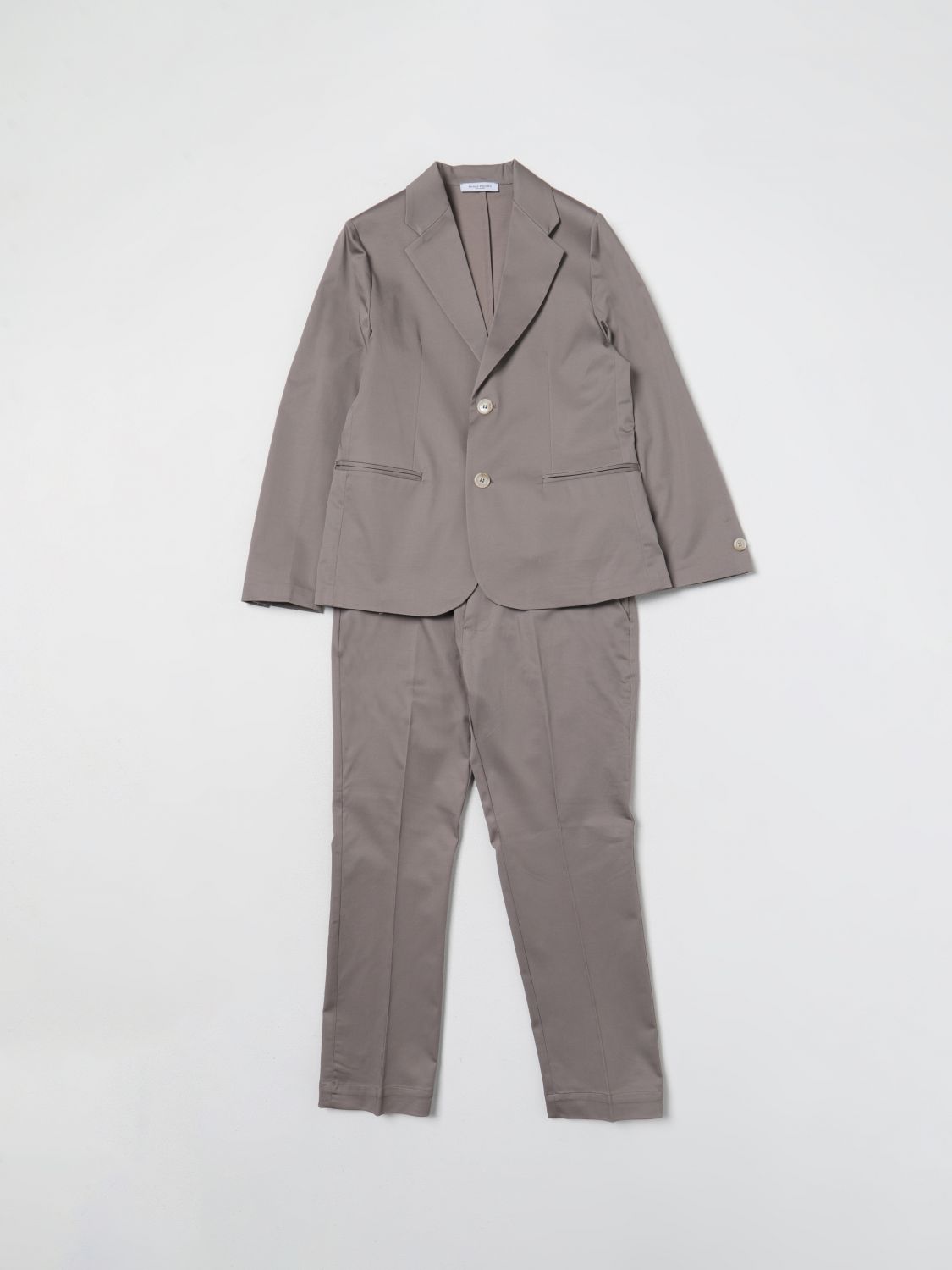 Paolo Pecora Suit  Kids Color Dove Grey In 鸽子灰色