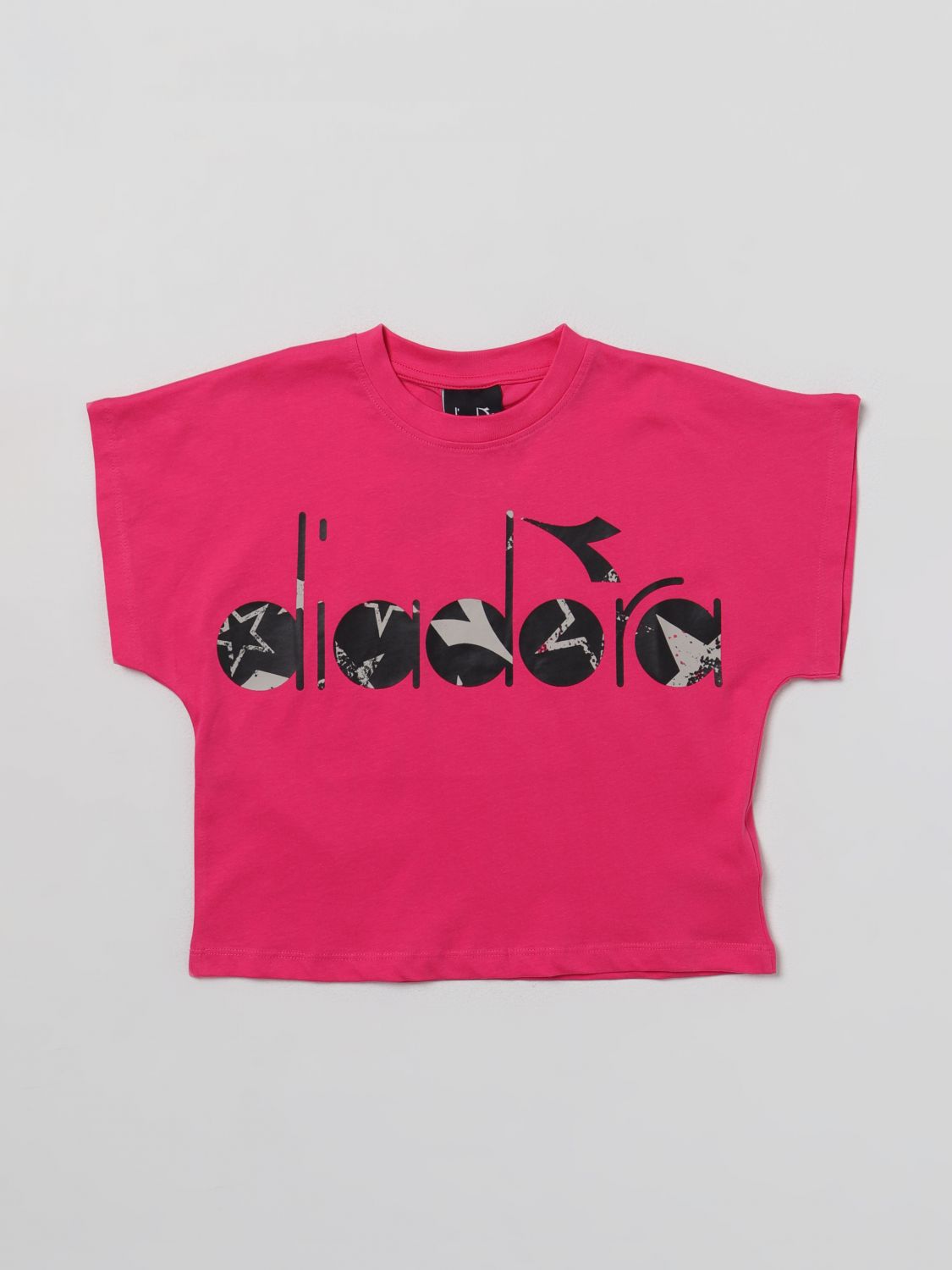 t-shirt diadora kids colour fuchsia