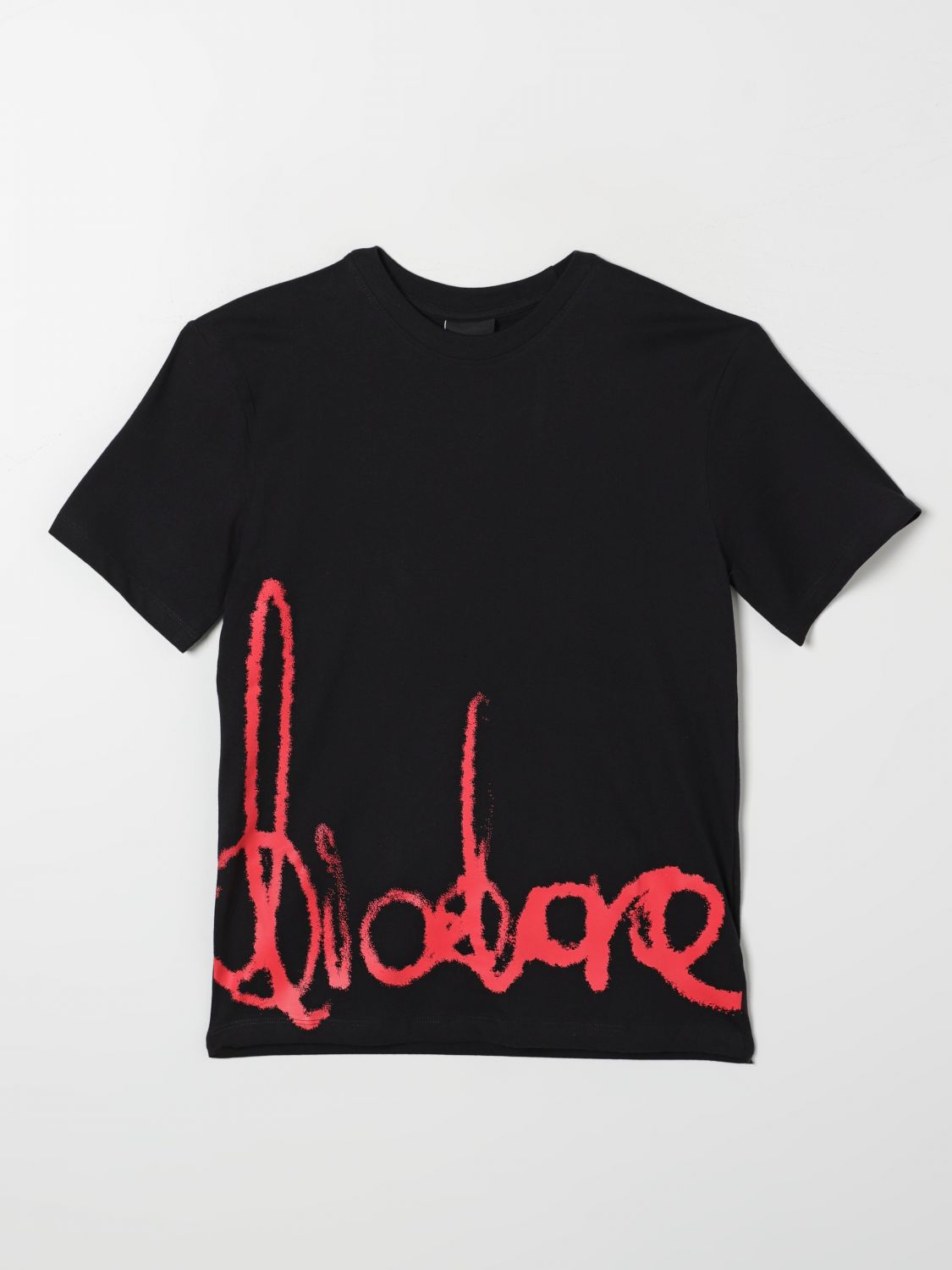 Diadora T-shirt  Kids Colour Black In 黑色
