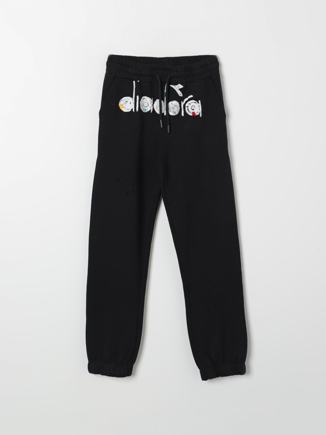 Diadora Trousers  Kids Colour Black In 黑色
