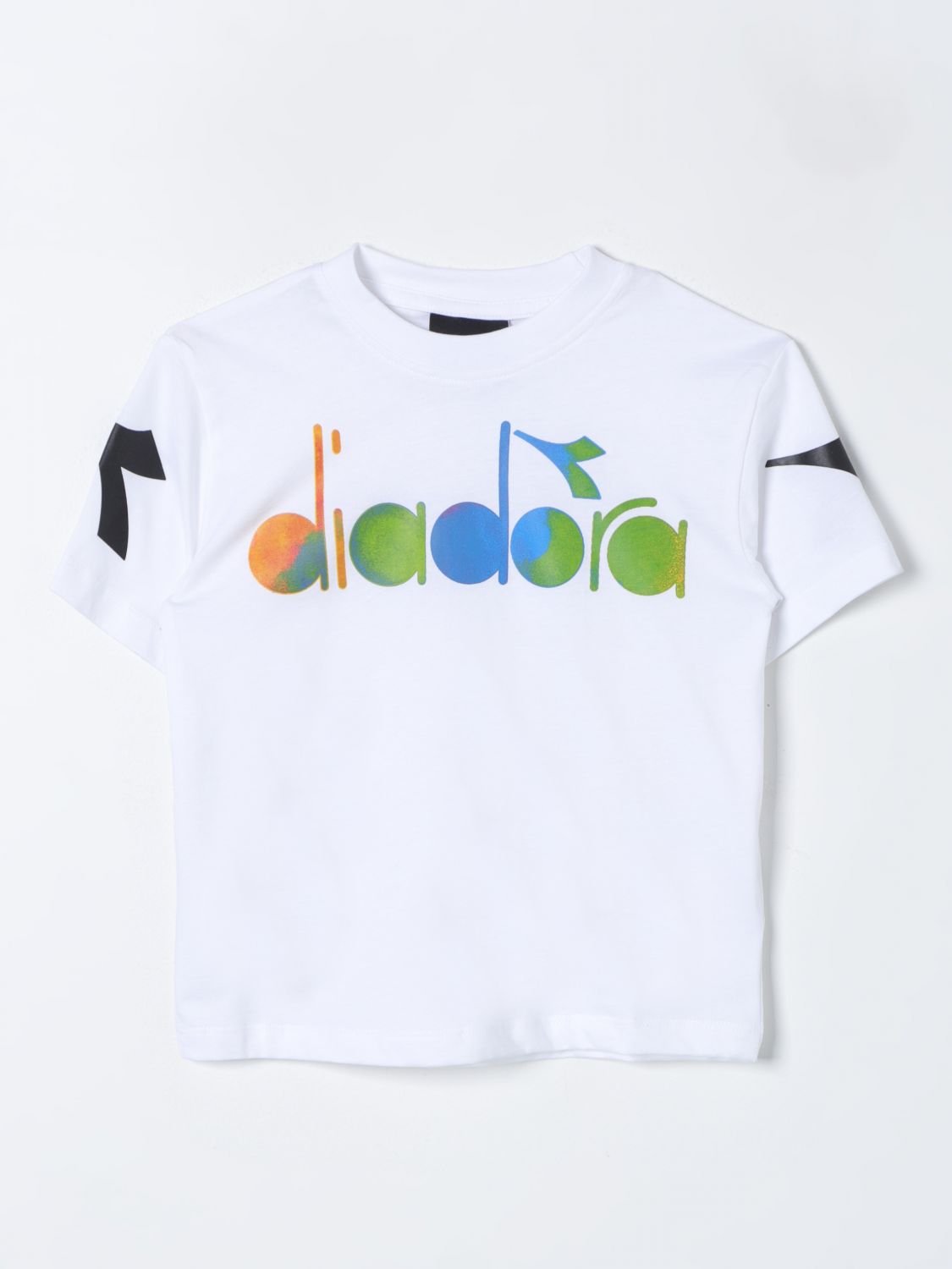 Diadora T-shirt  Kids Colour White In 白色