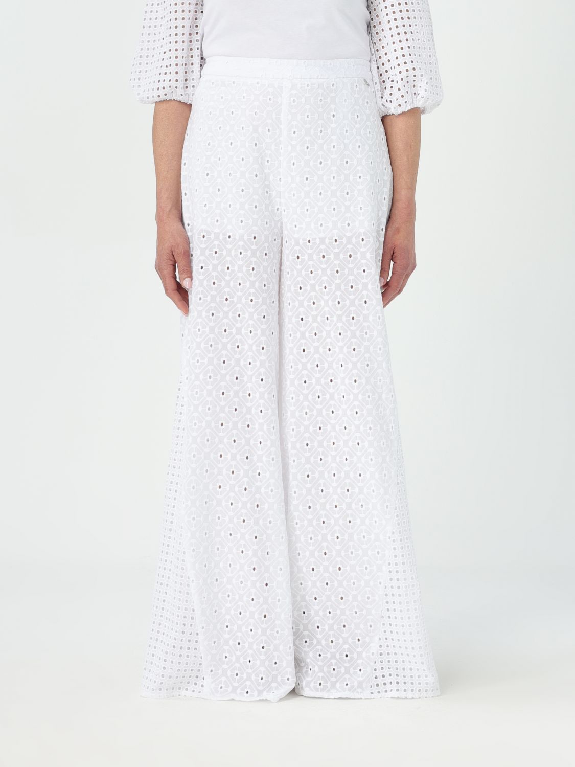 Shop Actitude Twinset Pants  Woman Color White