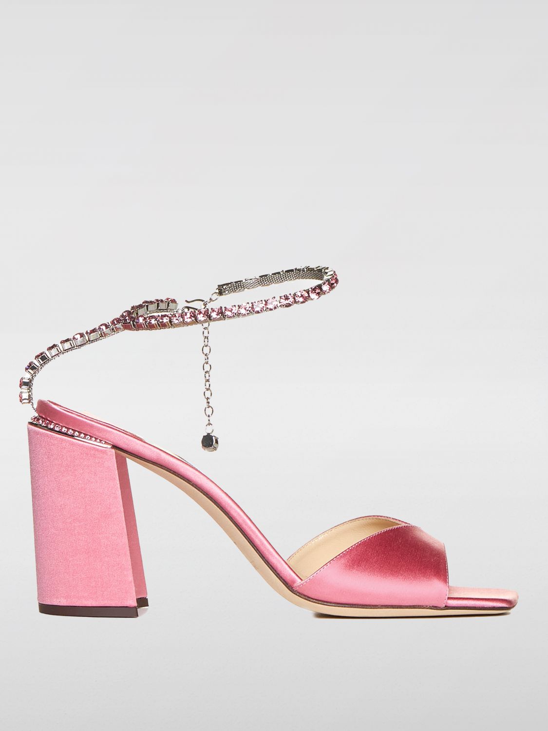 Jimmy Choo Heeled Sandals  Woman Color Pink In White