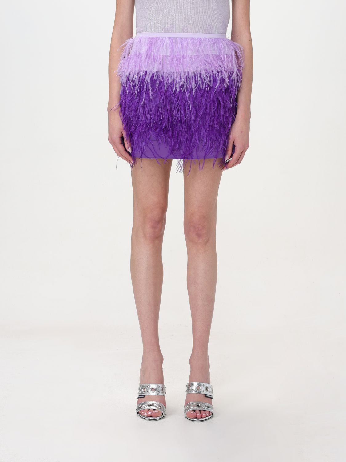 Shop Actitude Twinset Skirt  Woman Color Lilac