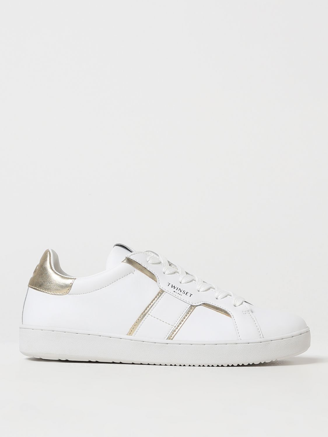 Shop Twinset Sneakers  Woman Color White In 白色