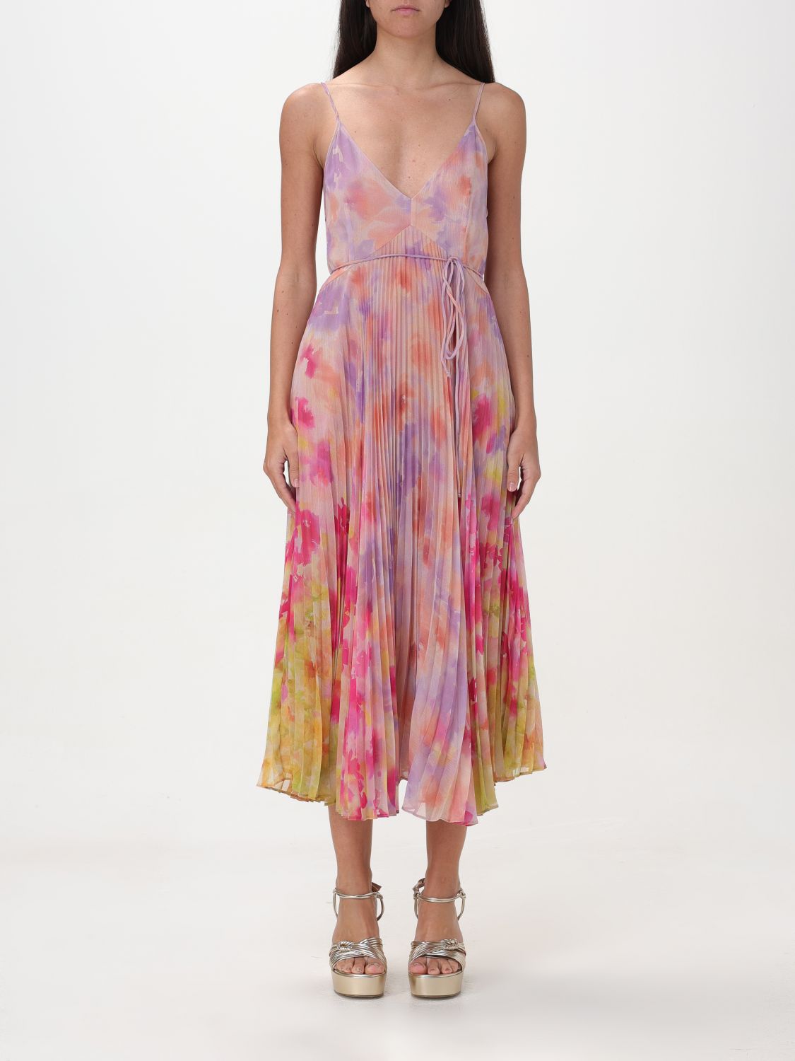 Shop Twinset Dress  Woman Color Multicolor