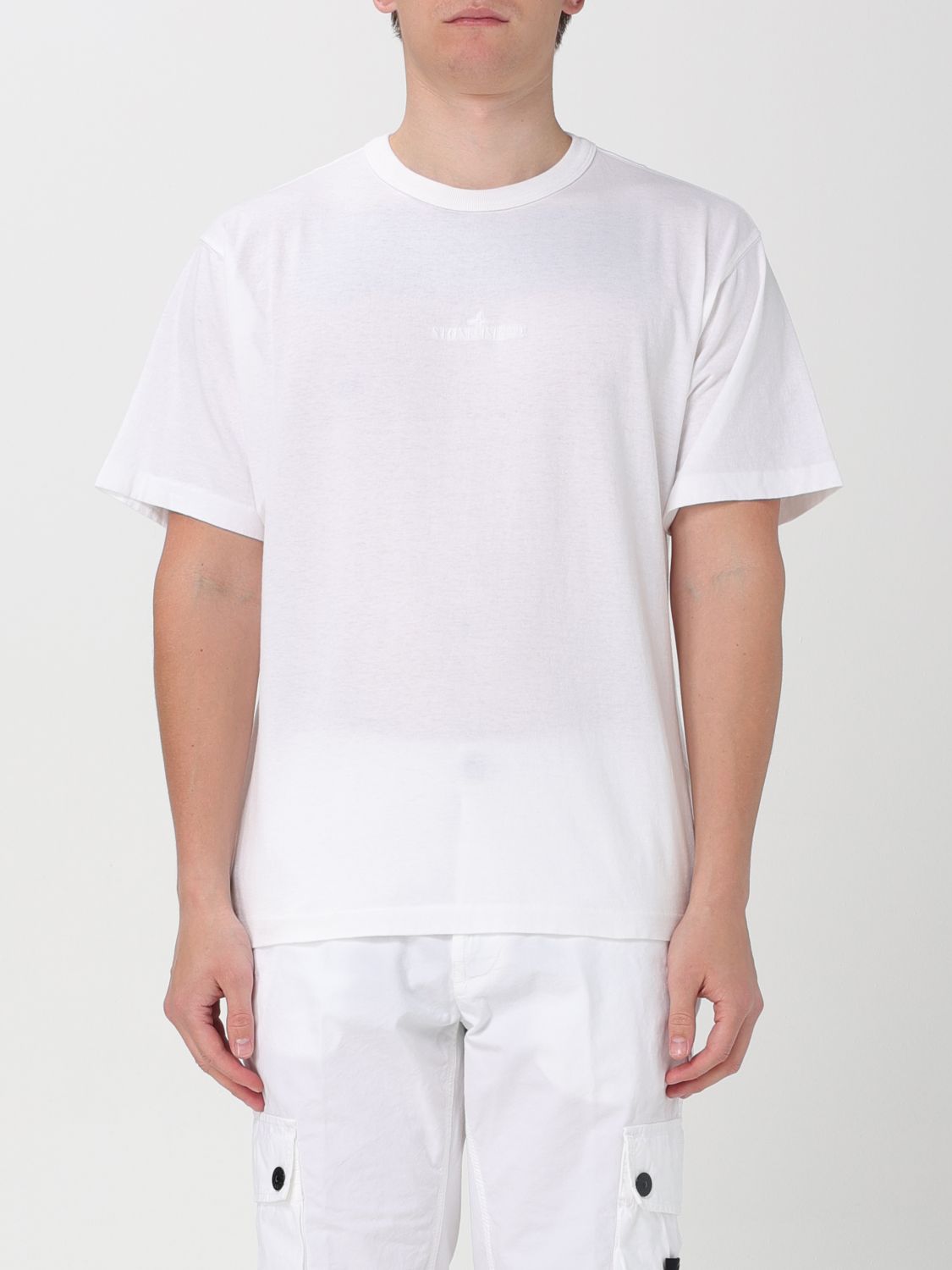 Stone Island T-shirt  Men Color White In 白色