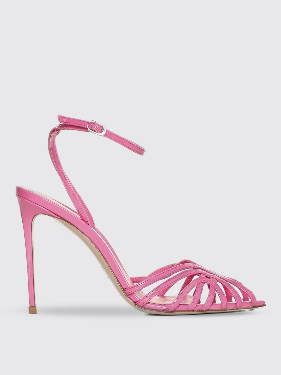 Shop Le Silla Heeled Sandals  Woman Color Pink