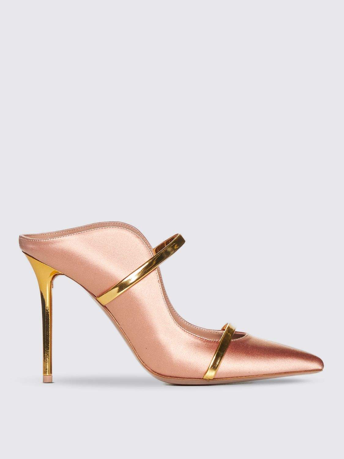 Shop Malone Souliers High Heel Shoes  Woman Color Gold In 金色