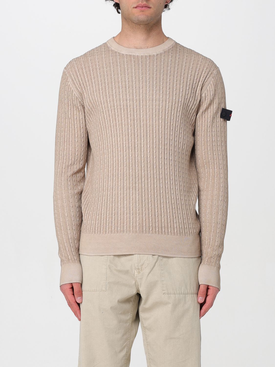 Shop Peuterey Sweater  Men Color Dove Grey