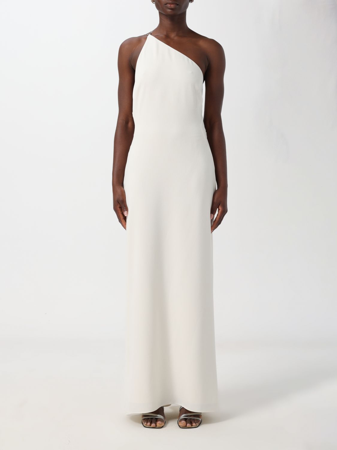 Shop Calvin Klein Dress  Woman Color White