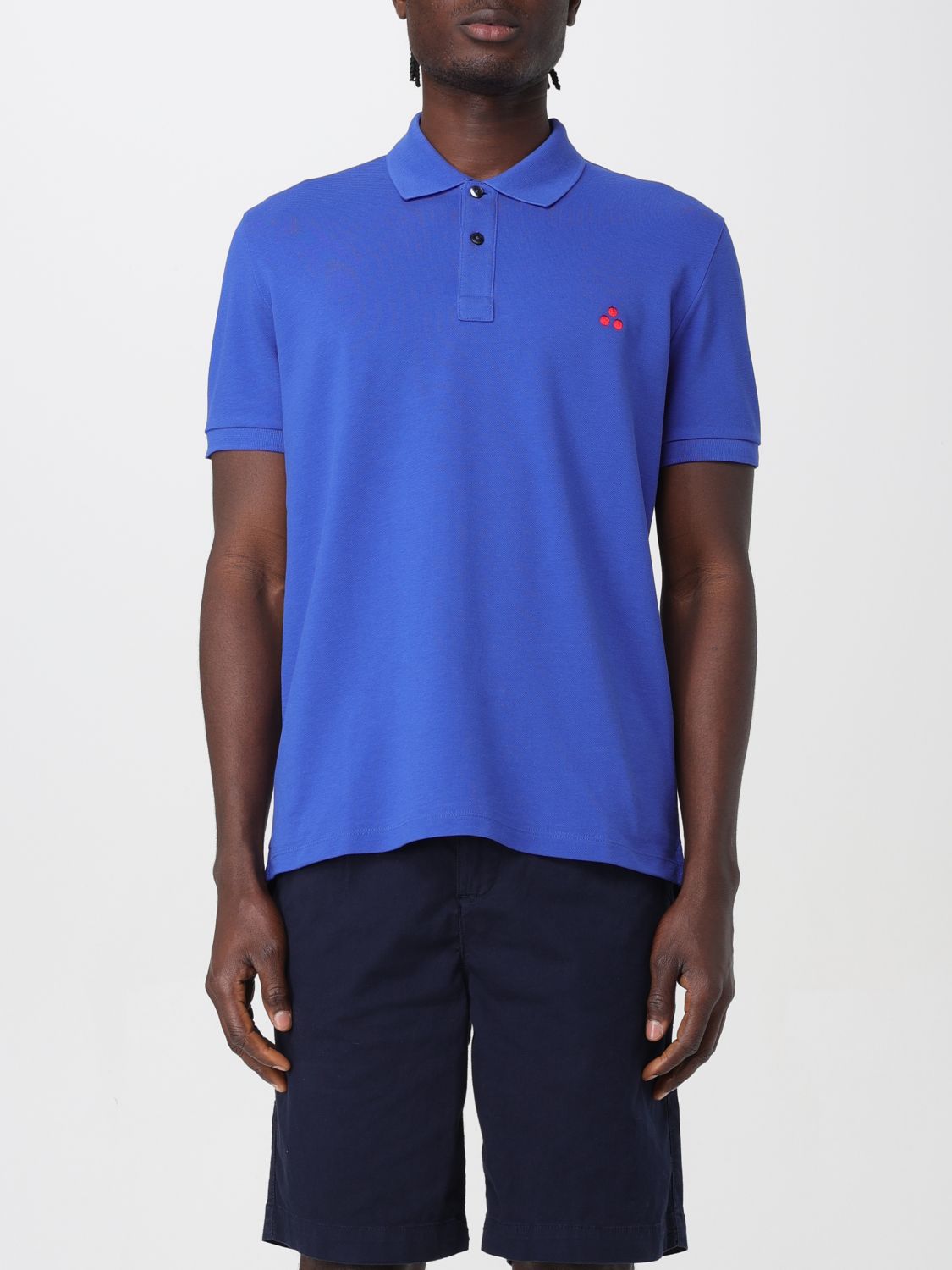 Shop Peuterey Polo Shirt  Men Color Blue 1