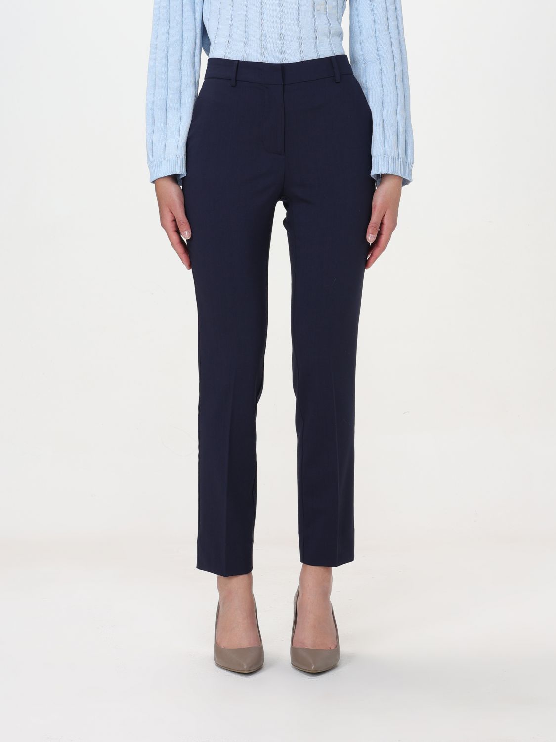 Grifoni Pants  Woman Color Navy In 海军蓝