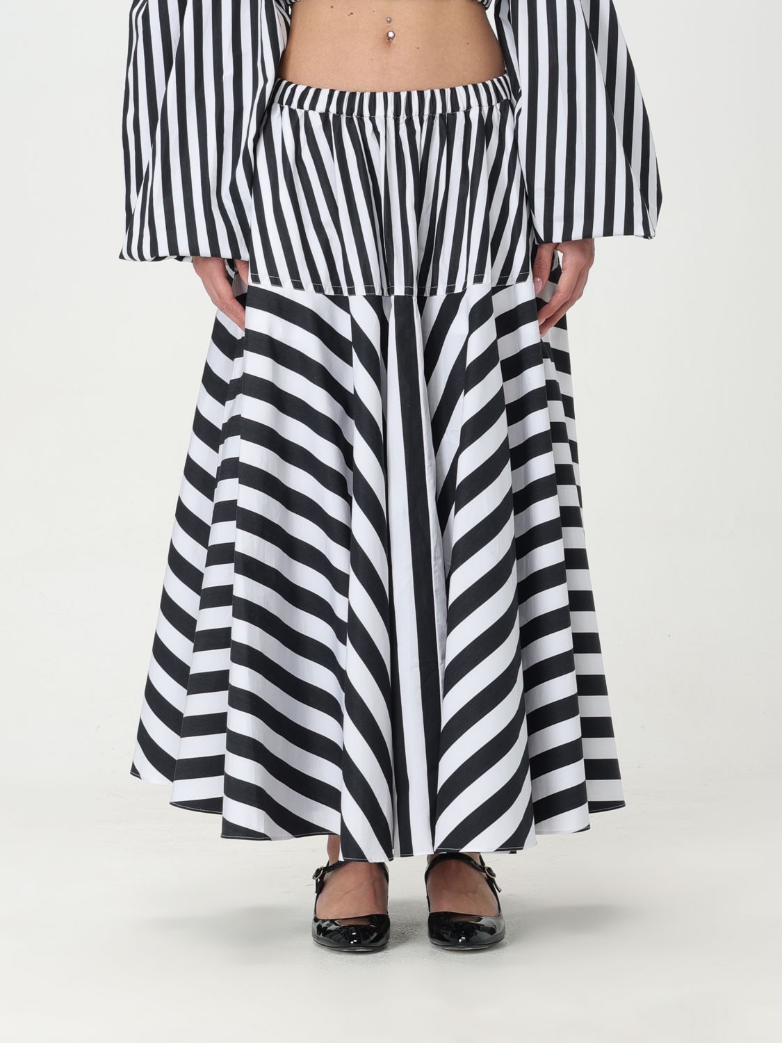 Shop Patou Skirt  Woman Color Striped