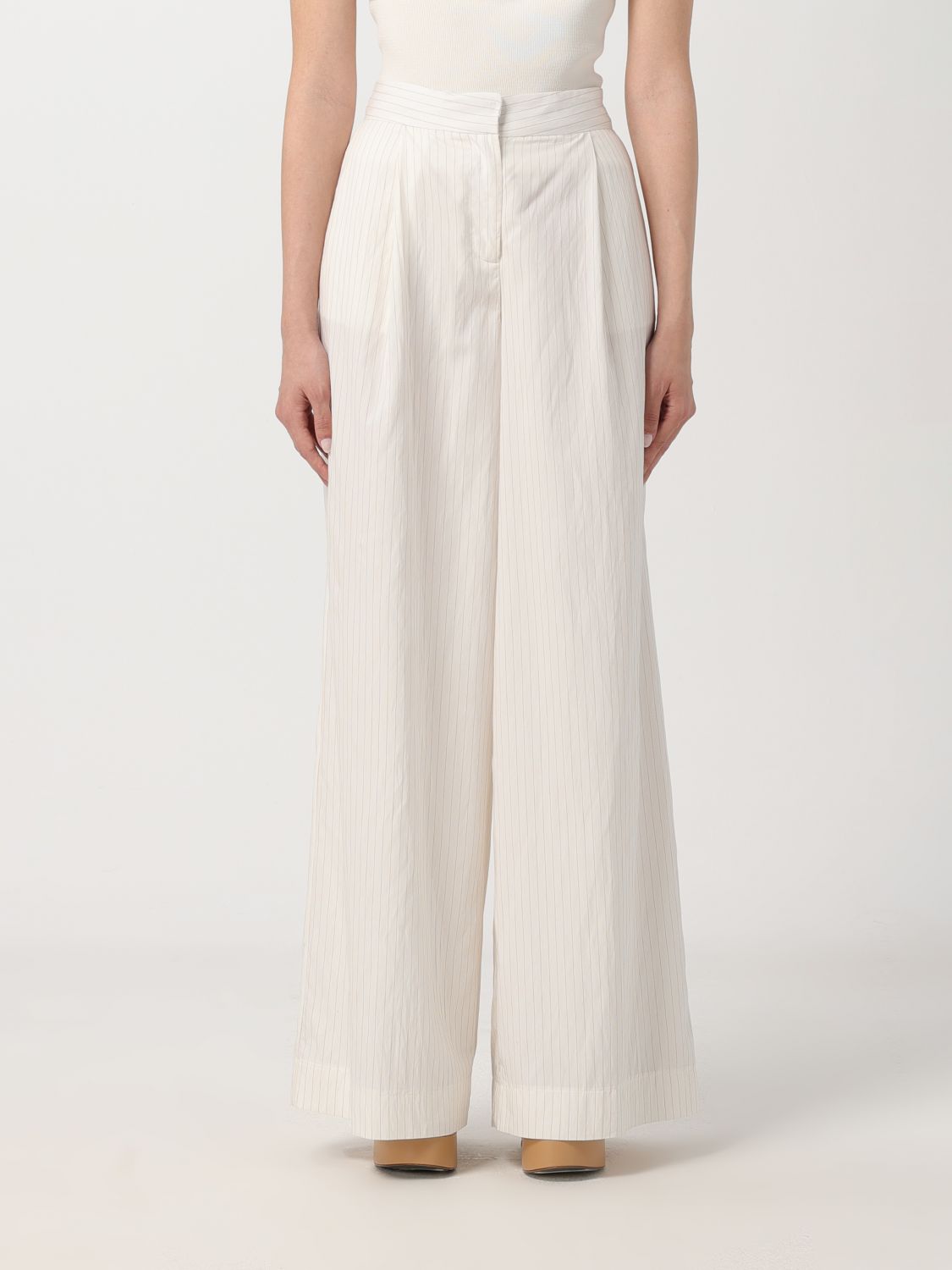 Shop Federica Tosi Pants  Woman Color White