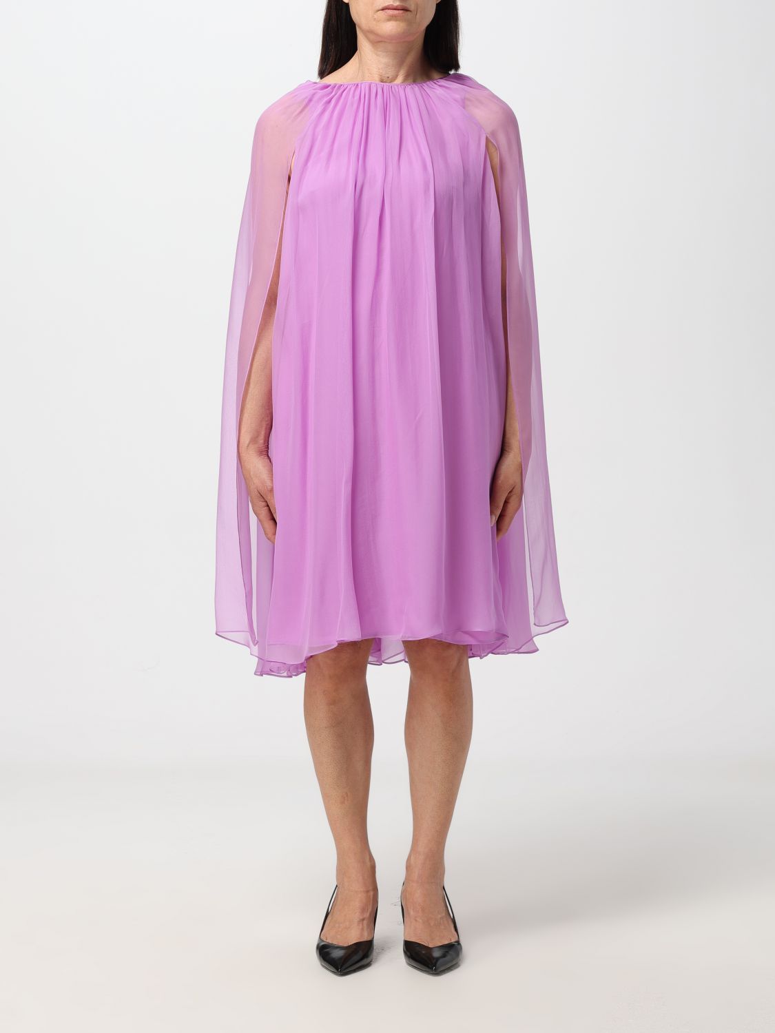 Shop Max Mara Dress  Pianoforte Woman Color Violet