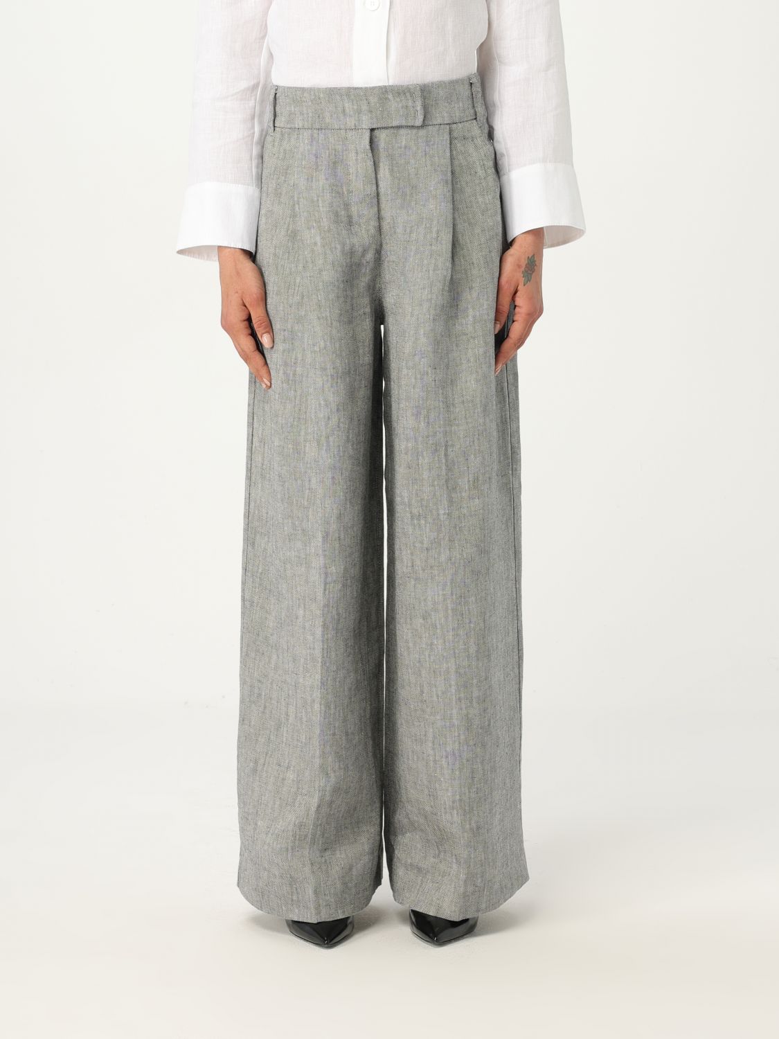 's Max Mara Pants  Woman Color Grey