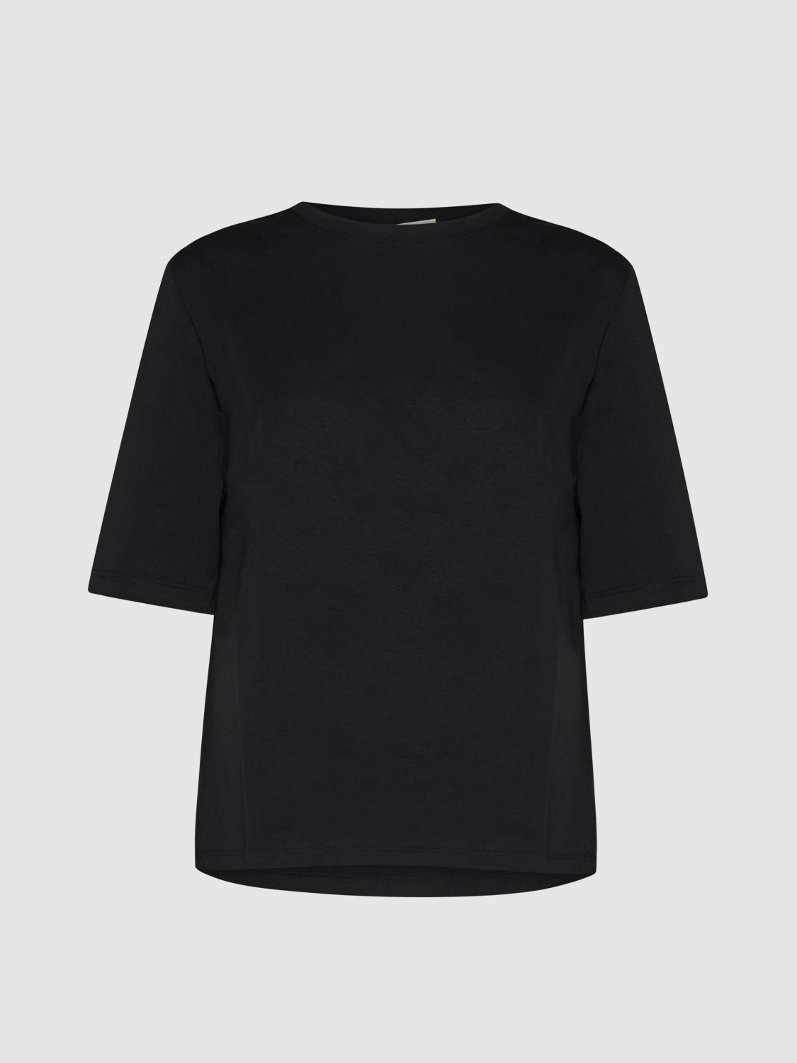Shop Semicouture T-shirt  Woman Color Black