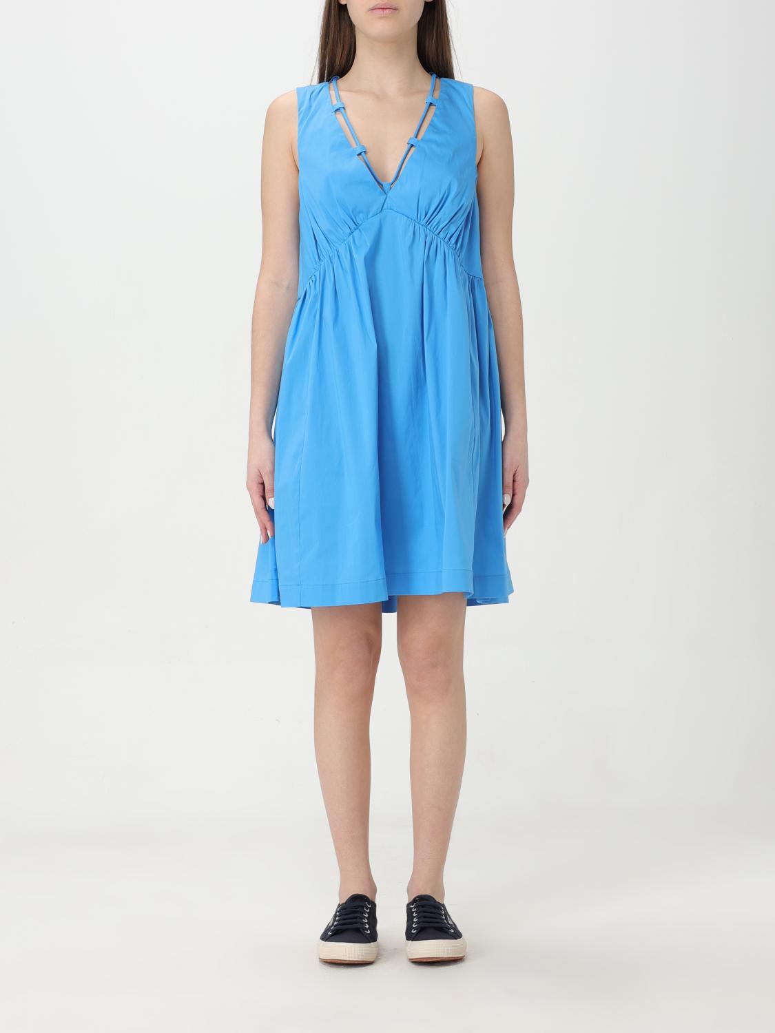 Pinko Dress  Woman Color Gnawed Blue In Gnawed Blue