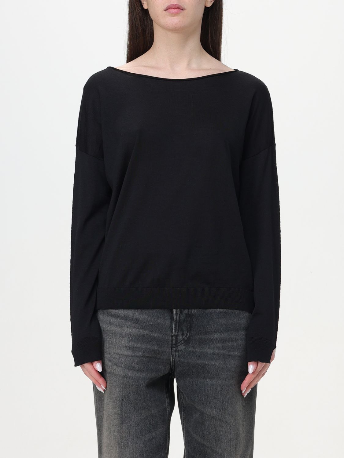 Shop Roberto Collina Sweater  Woman Color Black