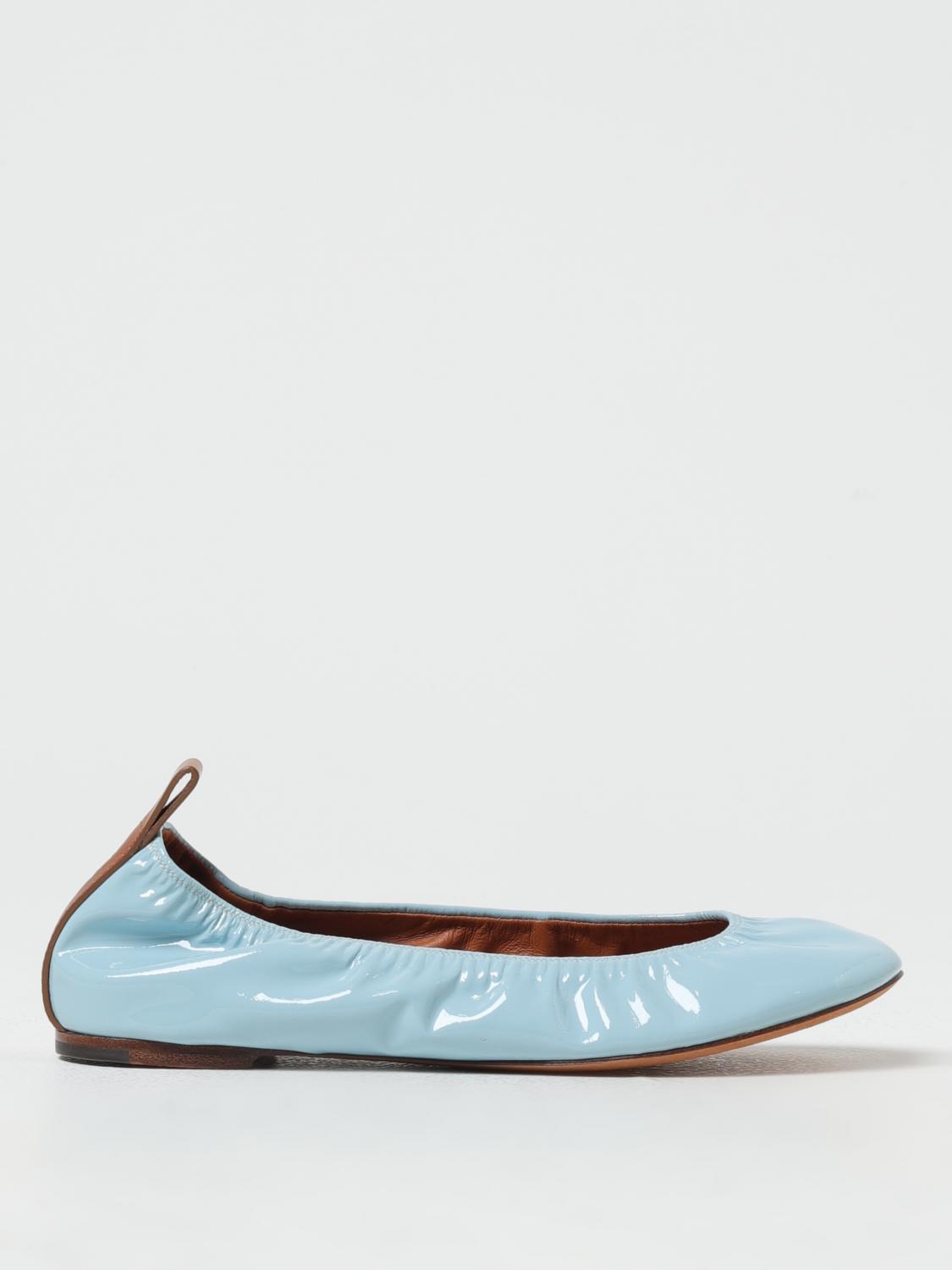 Shop Lanvin Ballet Flats  Woman Color Blue