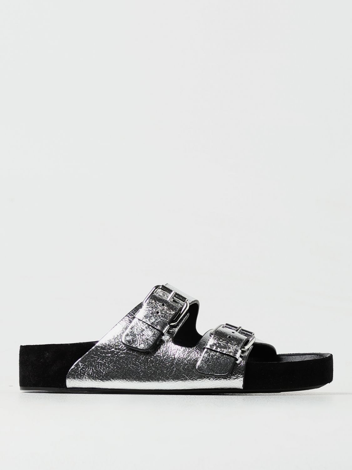 Shop Isabel Marant Flat Sandals  Woman Color Black