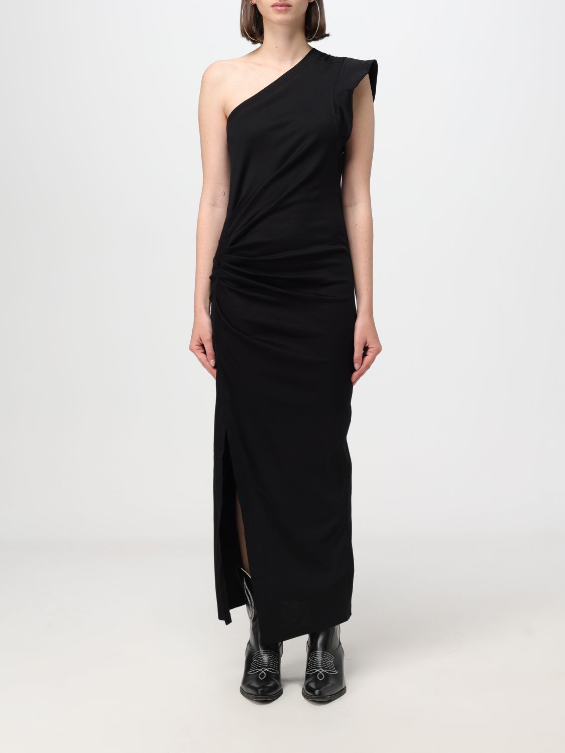 Shop Isabel Marant Dress  Woman Color Black