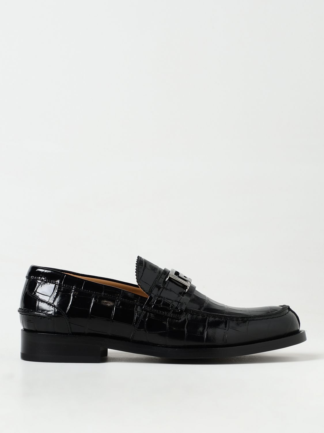 Shop Versace Loafers  Men Color Black