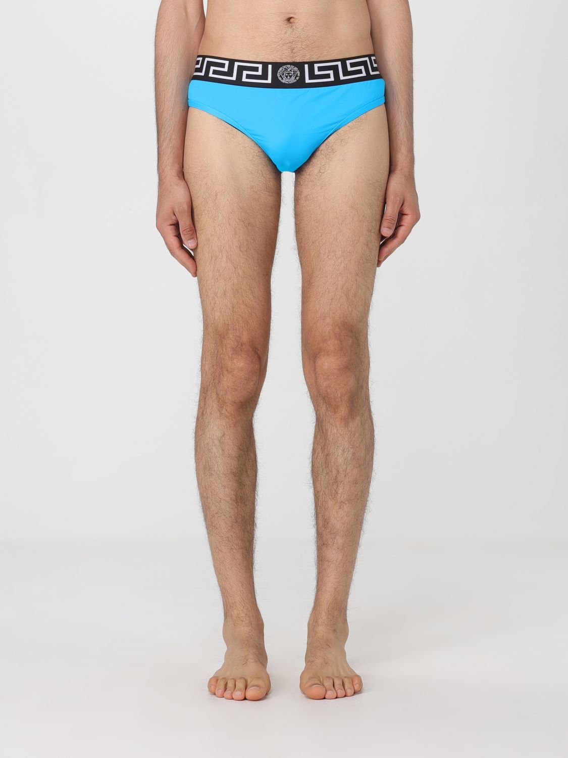 Shop Versace Swimsuit  Men Color Blue