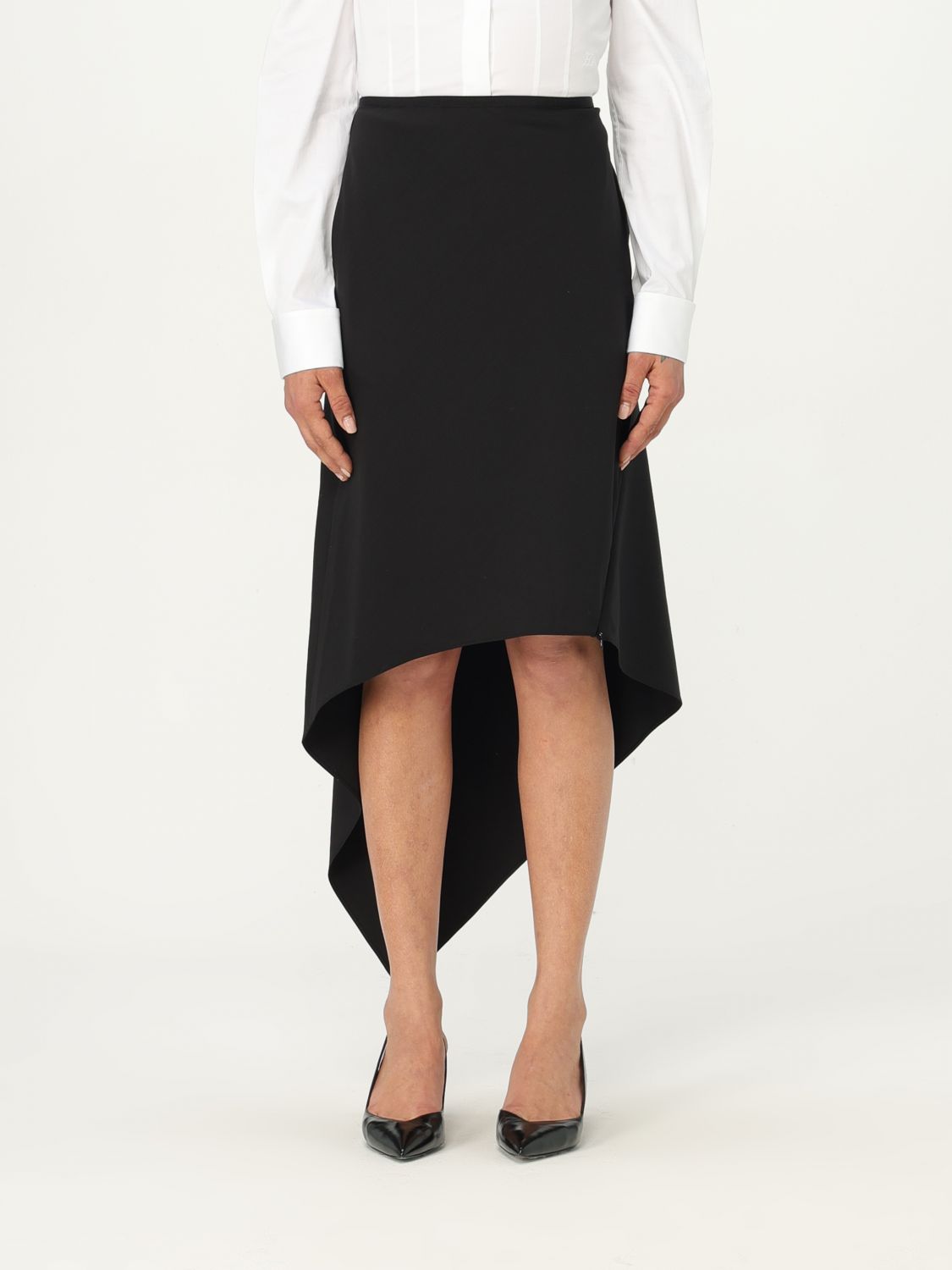 Shop Helmut Lang Skirt  Woman Color Black