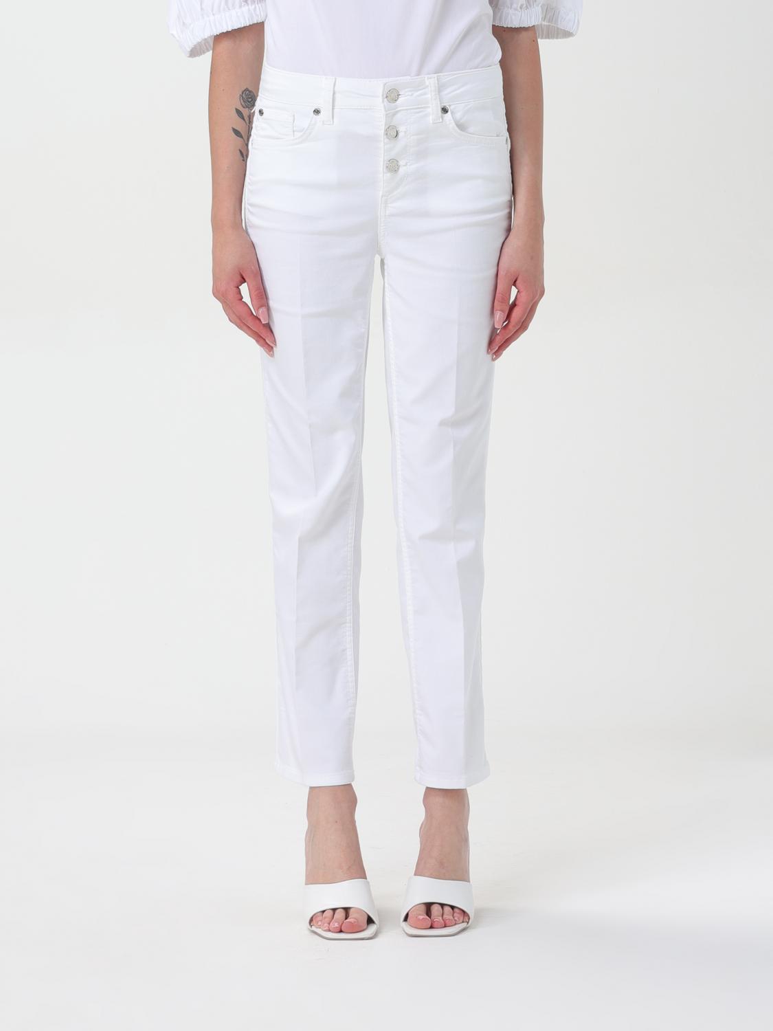 Shop Liu •jo Pants Liu Jo Woman Color White