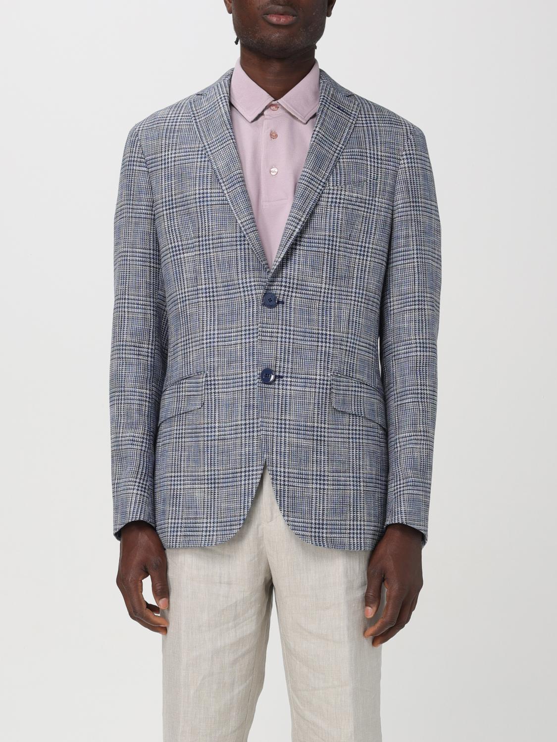 Shop Etro Blazer  Men Color Multicolor