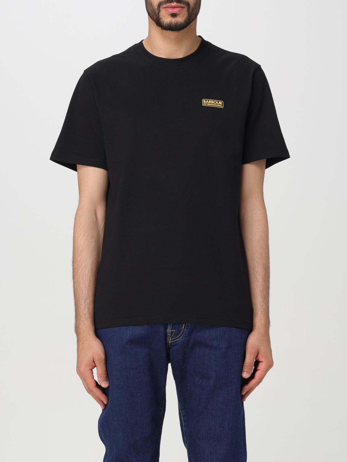 Shop Barbour T-shirt  Men Color Black