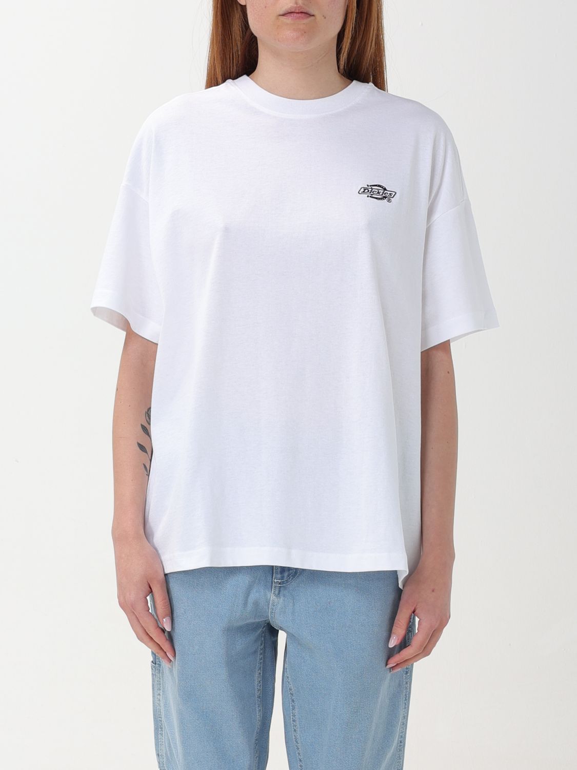 Shop Dickies T-shirt  Woman Color White
