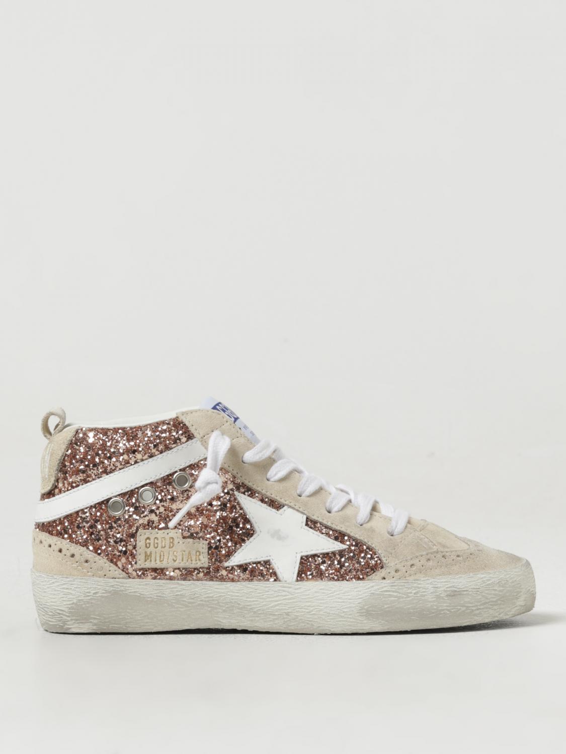 GOLDEN GOOSE SNEAKERS GOLDEN GOOSE WOMAN COLOR PEACH,F54570025