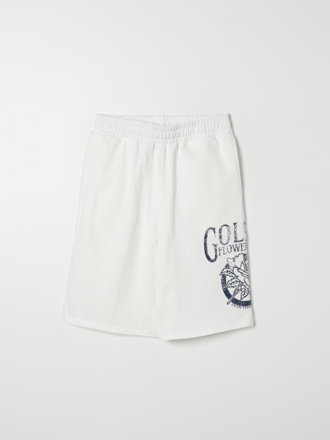 GOLDEN GOOSE SHORTS GOLDEN GOOSE KIDS COLOR WHITE F54659001