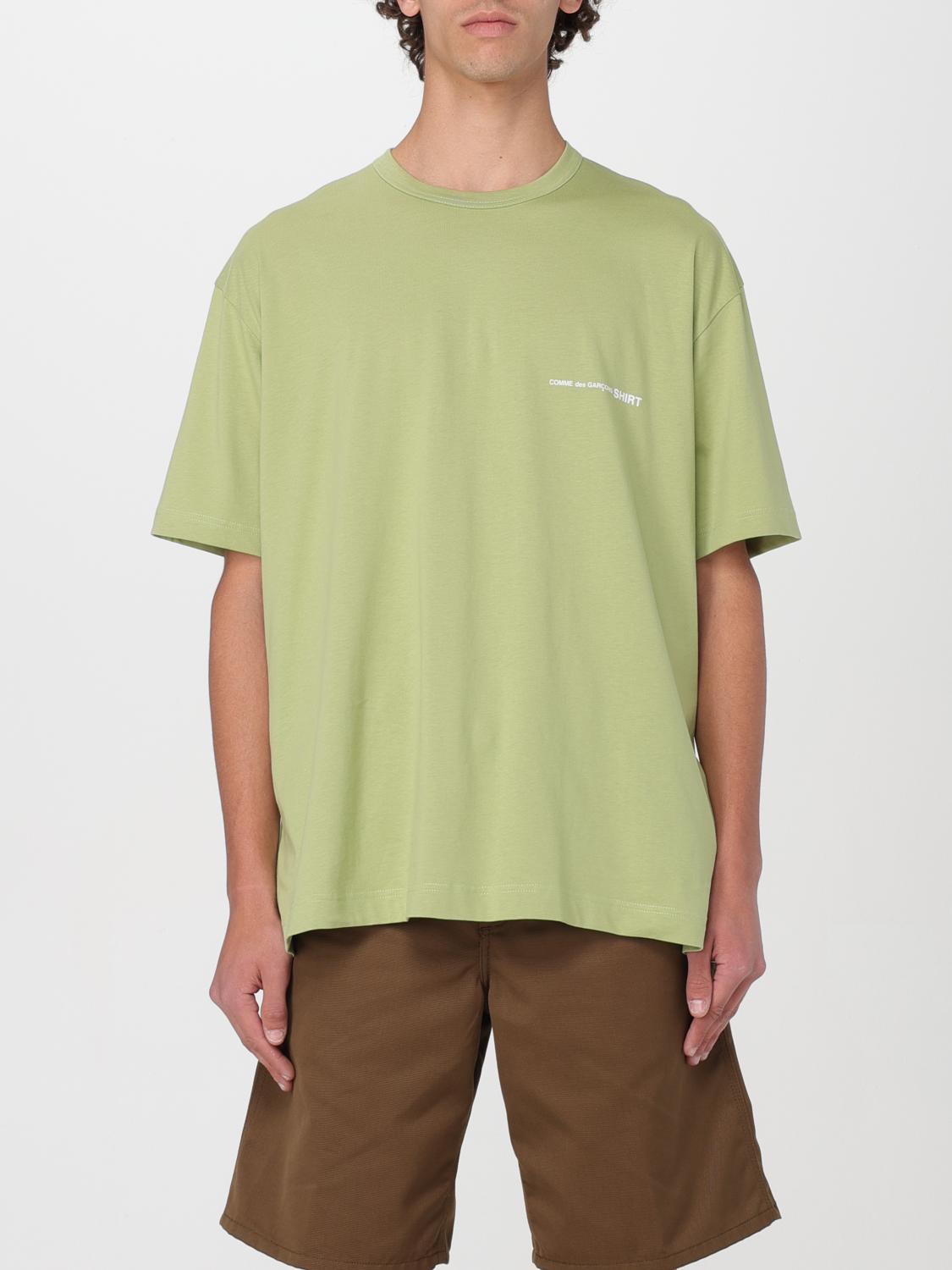 Comme Des Garçons T-shirt Comme Des Garcons Men Color Kaki In Kaki