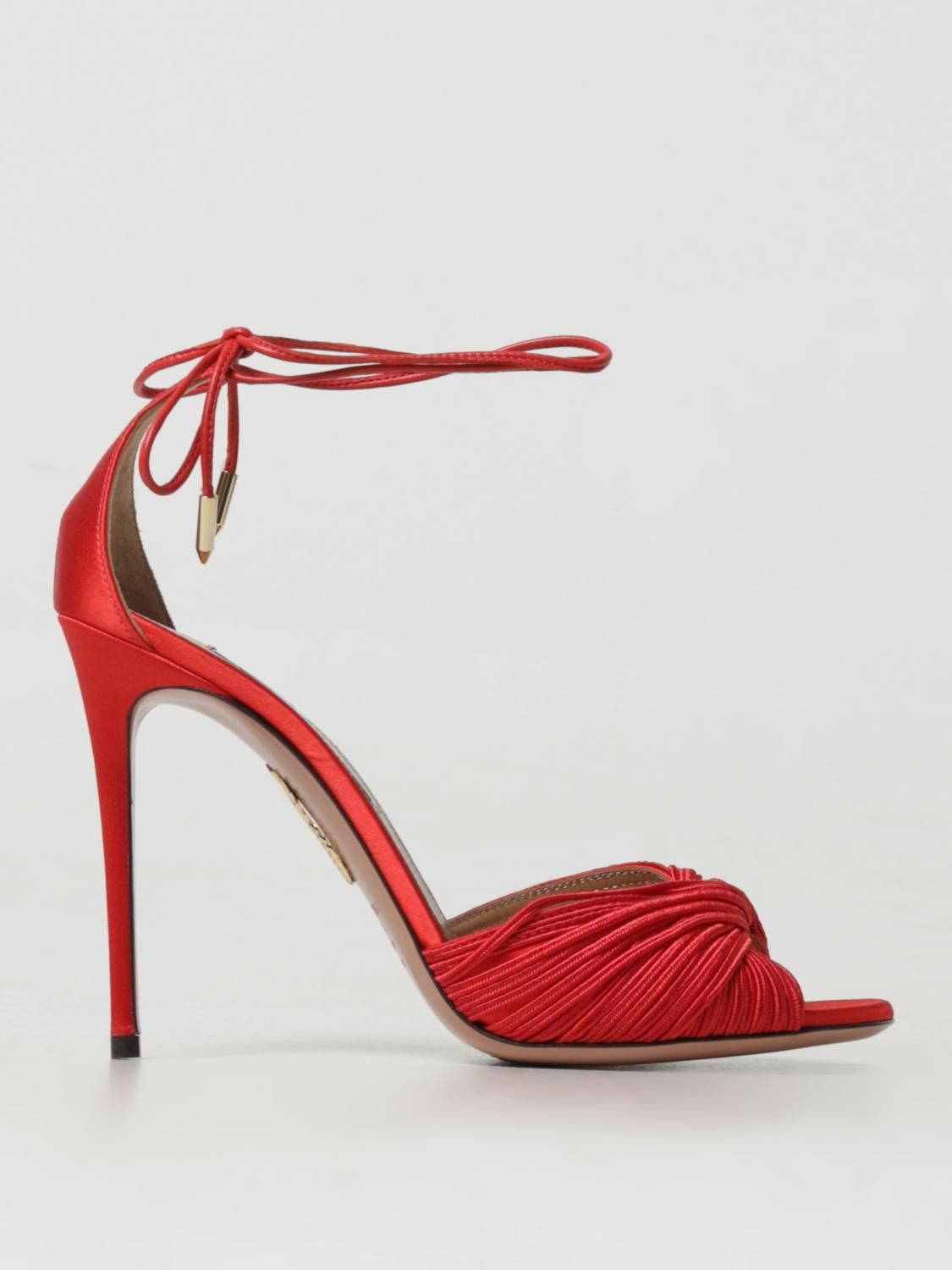 Aquazzura Shoes  Woman Color Red In 红色