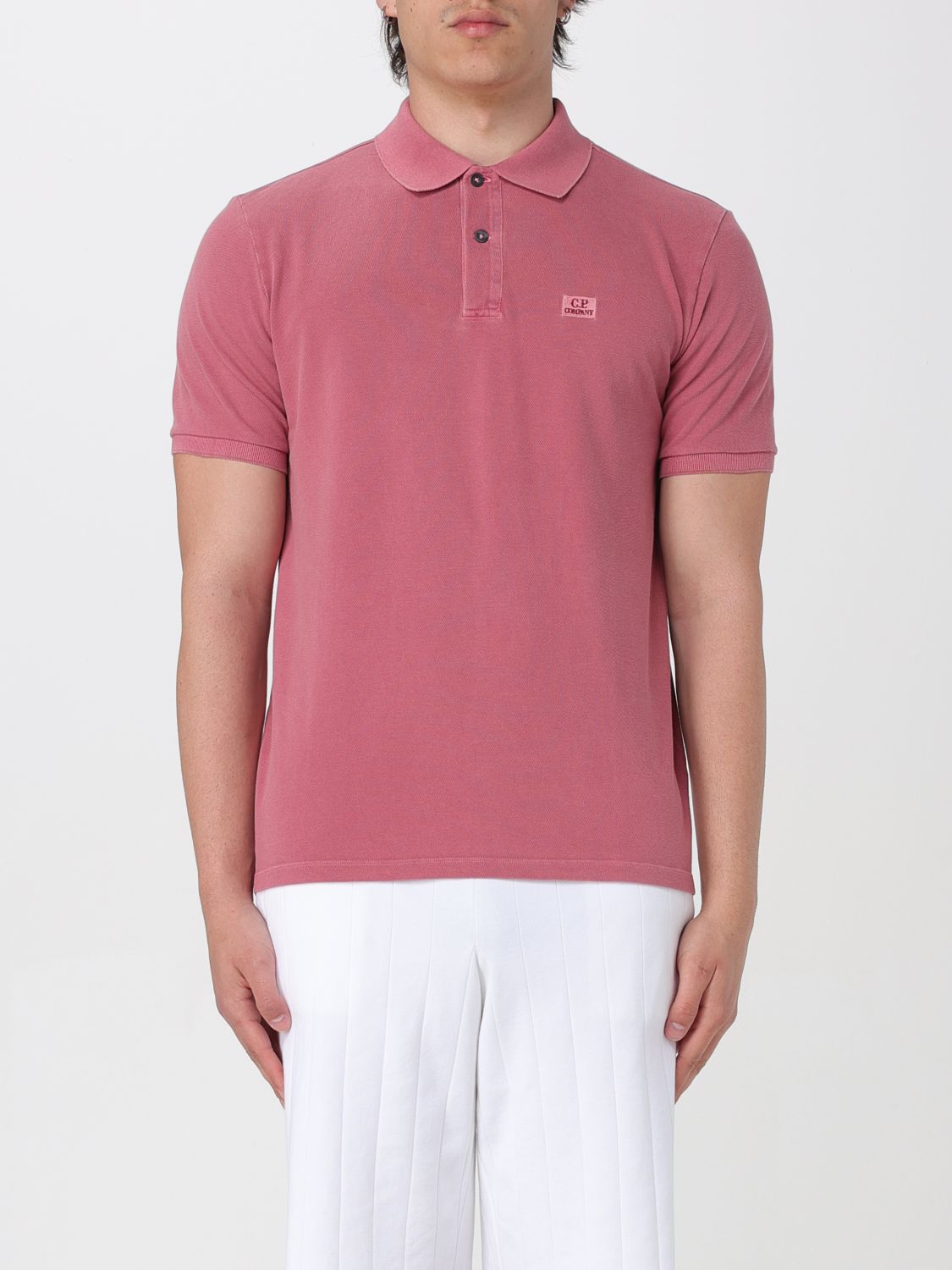 C.p. Company Polo Shirt  Men Color Pink In 粉色