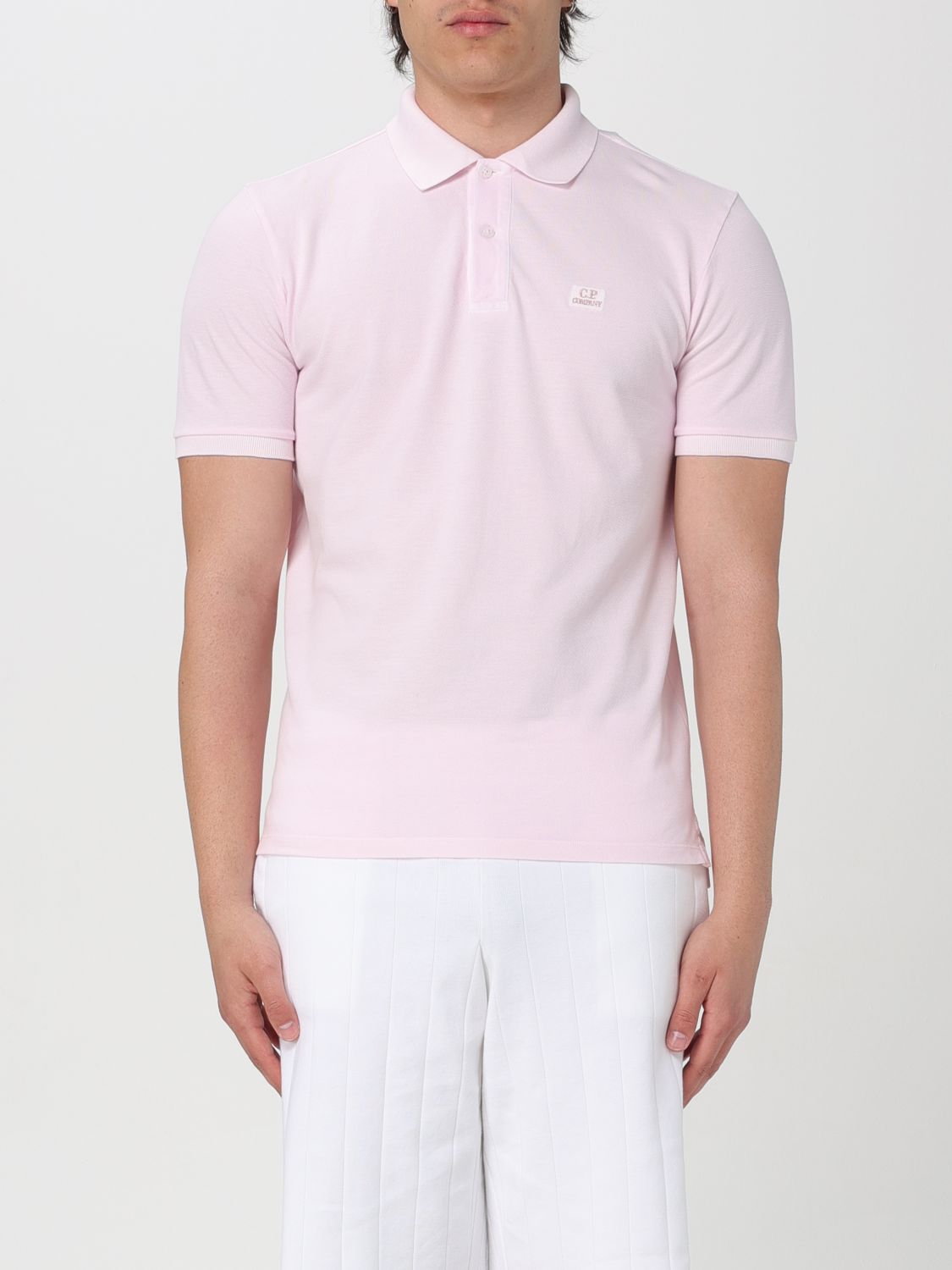 C.p. Company Polo Shirt  Men Colour Blush Pink In 粉末色