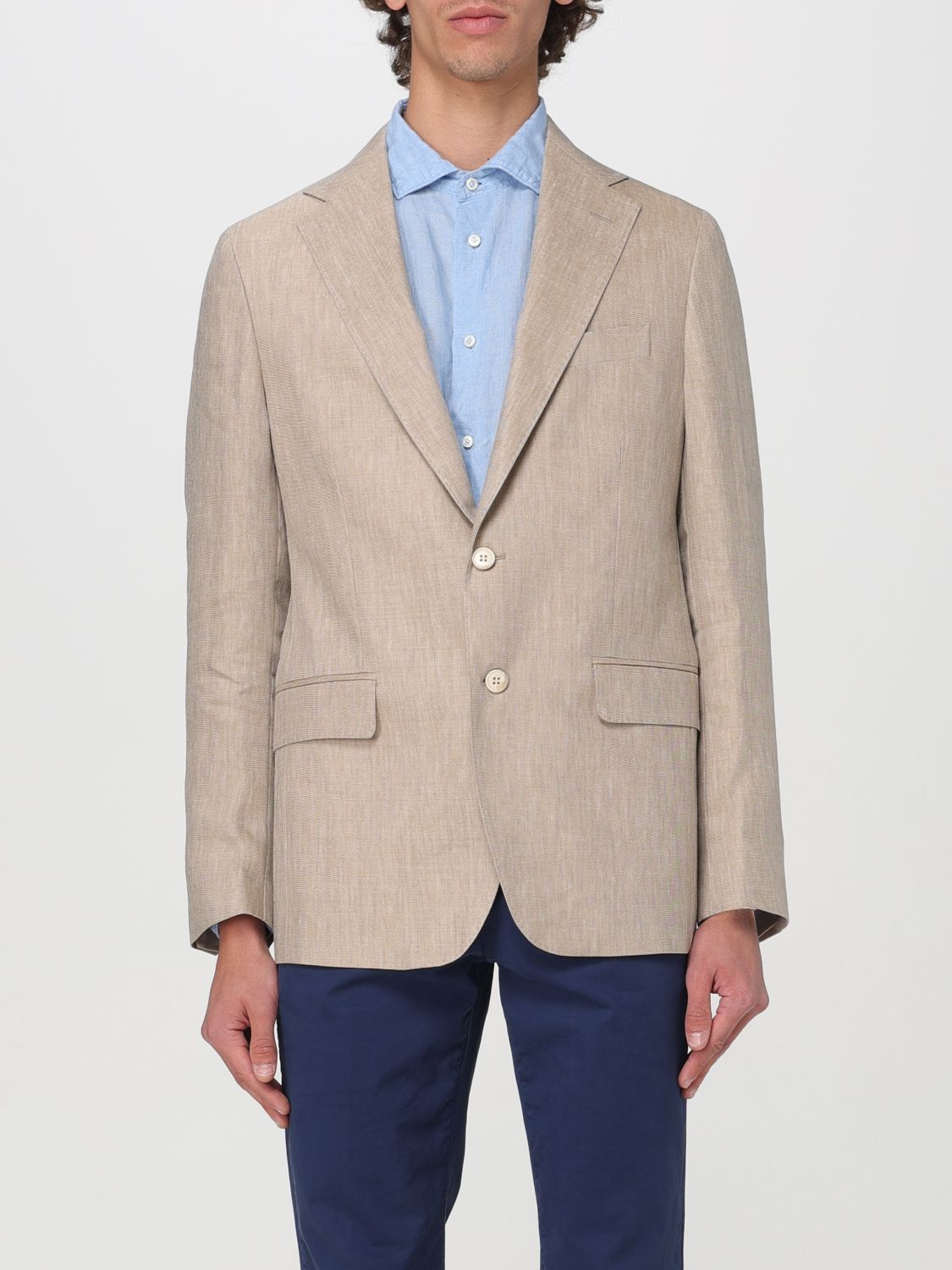 Shop Brian Dales Blazer Men Color Blue