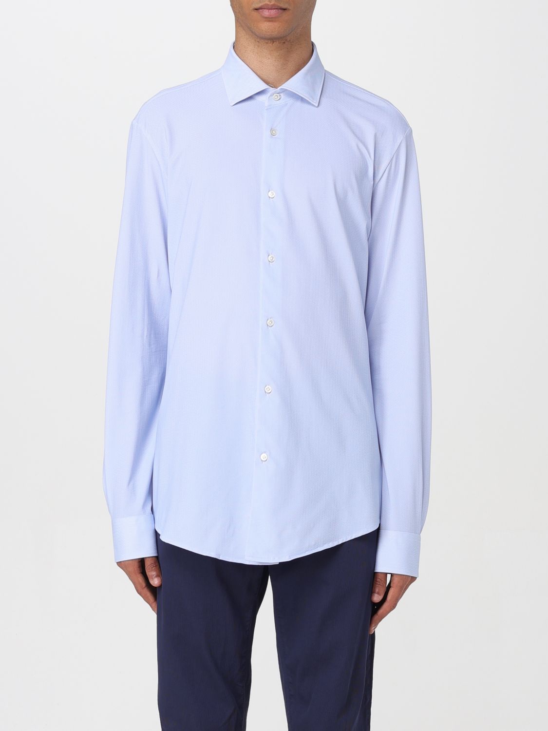 Shop Brian Dales Shirt Men Color Blue