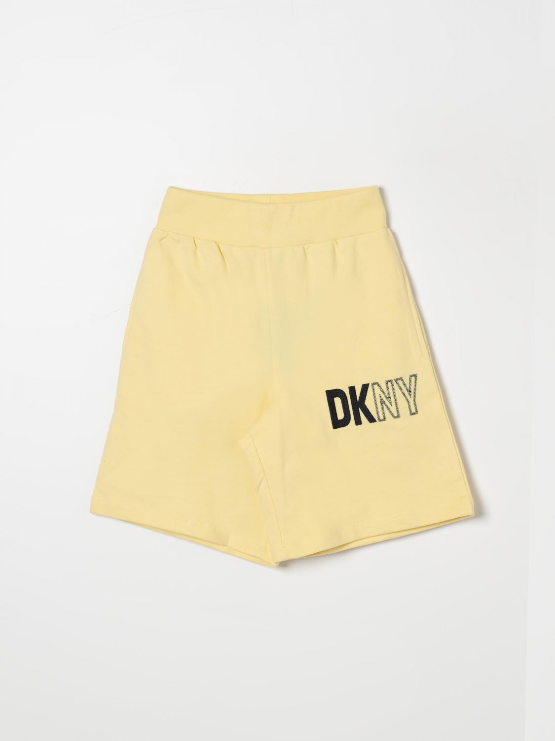 Dkny Shorts Kids Color Straw Yellow In Straw Yellow