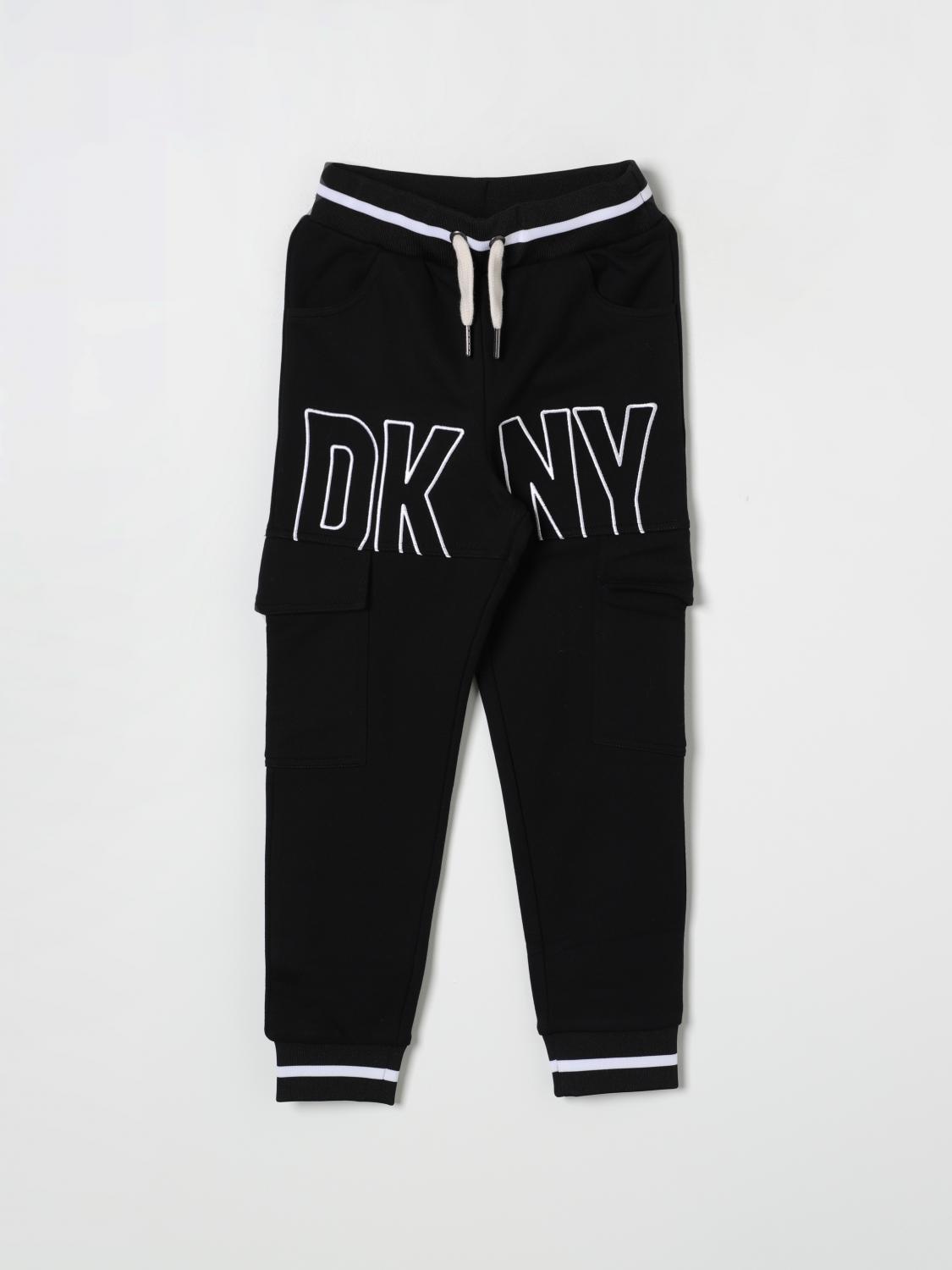 Shop Dkny Pants  Kids Color Black