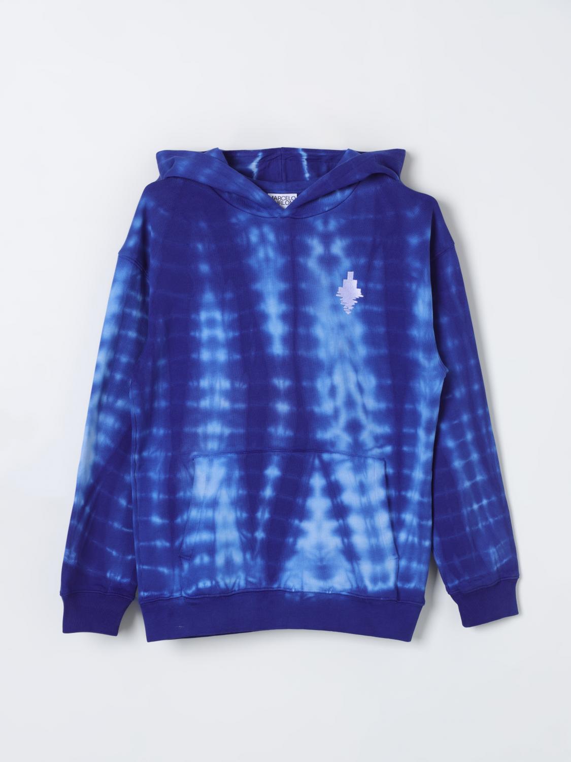 Shop Marcelo Burlon County Of Milan Sweater Marcelo Burlon Kids Color Blue