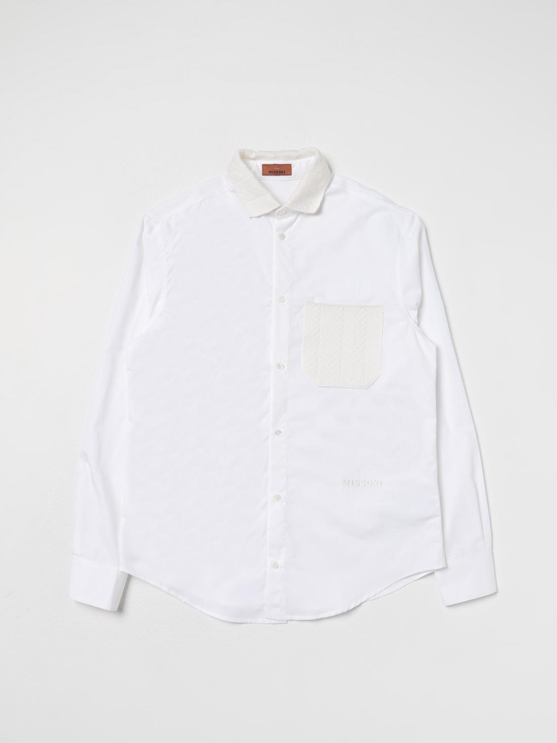 Shop Missoni Shirt  Kids Color White