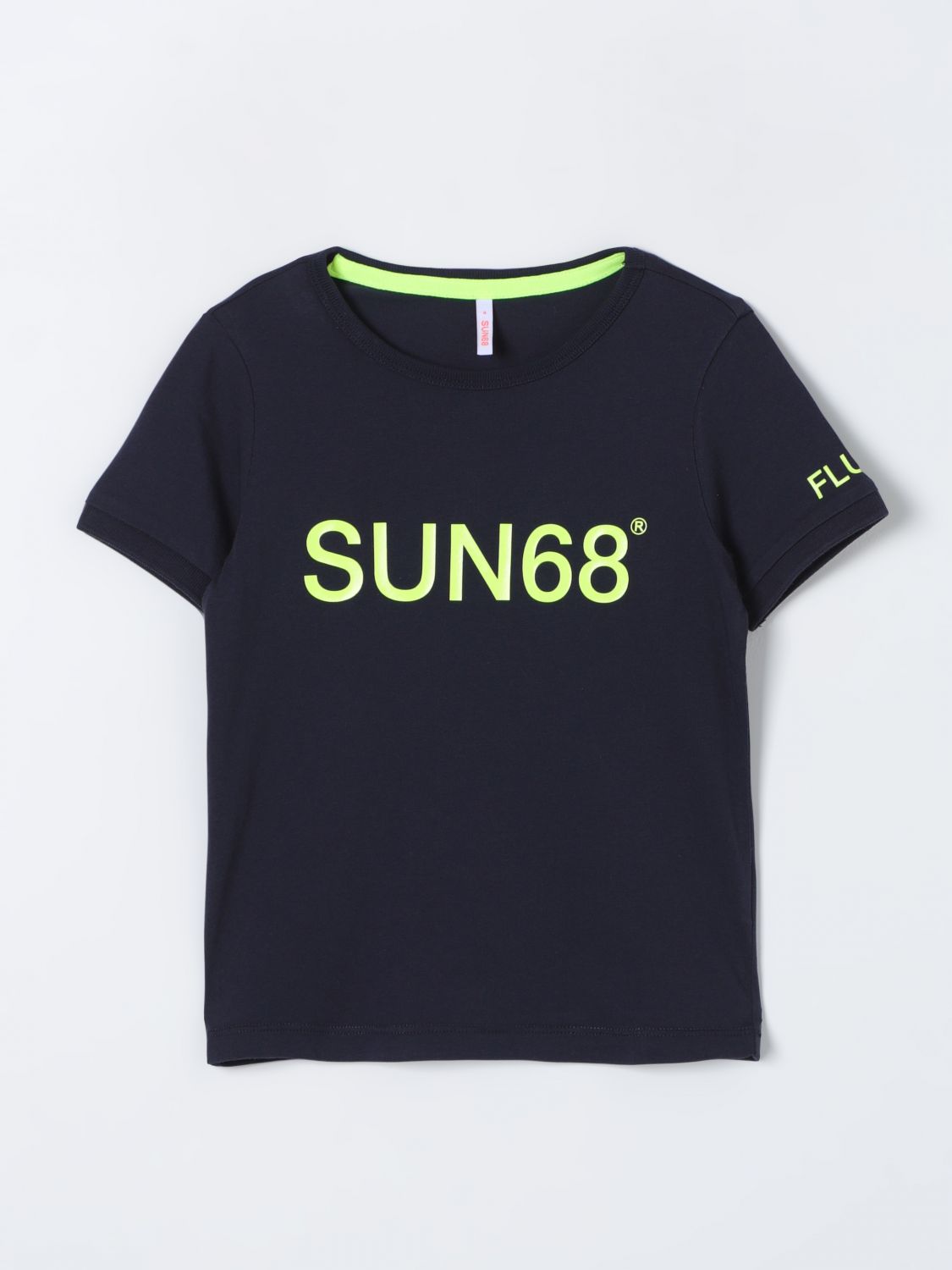 Shop Sun 68 T-shirt  Kids Color Blue