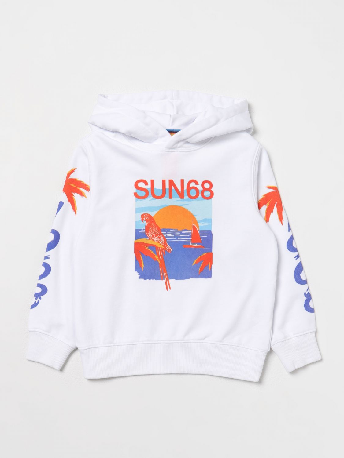 Shop Sun 68 Sweater  Kids Color White