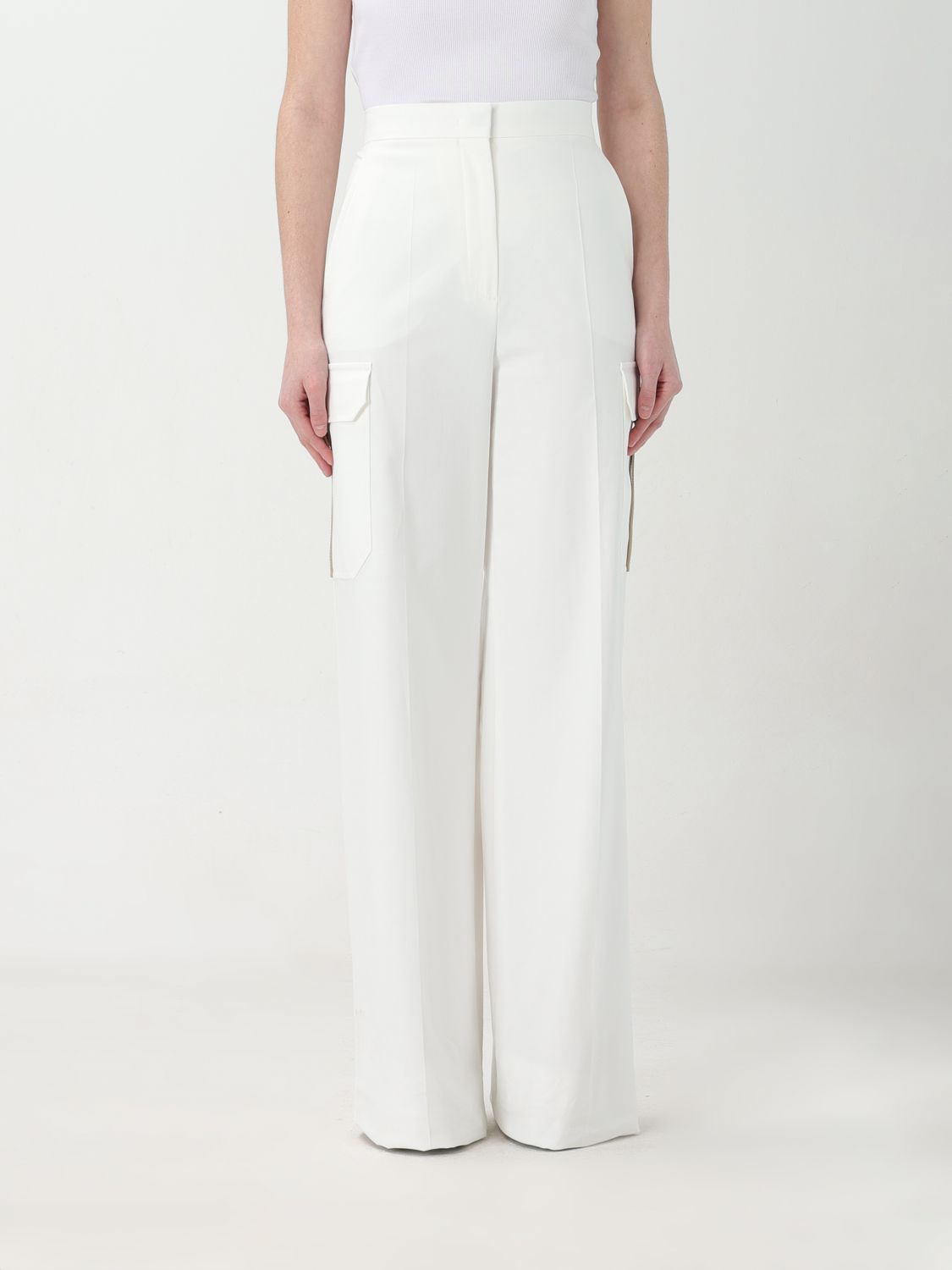 Max Mara Pants  Woman Color White In 白色